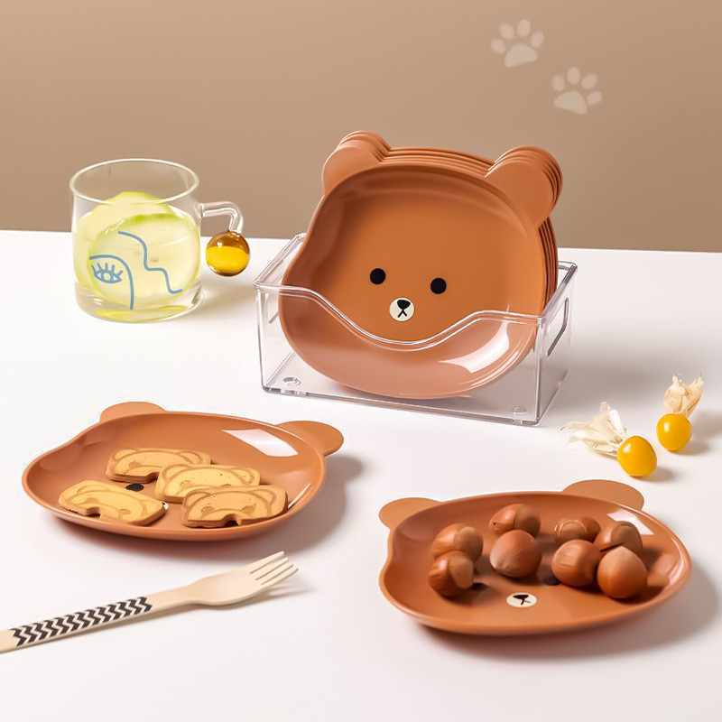 Table Garbage Spit Bone Dish Dry Fruit Dish Snack Dish Pan Plate Fruit Dishes Saucer Tray Dessert Dinner Plate Tableware