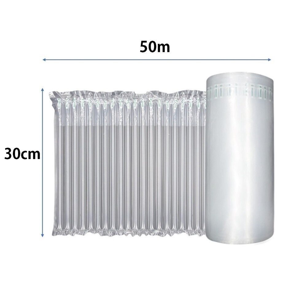 50m Inflatable Protective Air Bubble Tube Wrap Air Packaging Protective Bubble Tube Air Column - Image 11