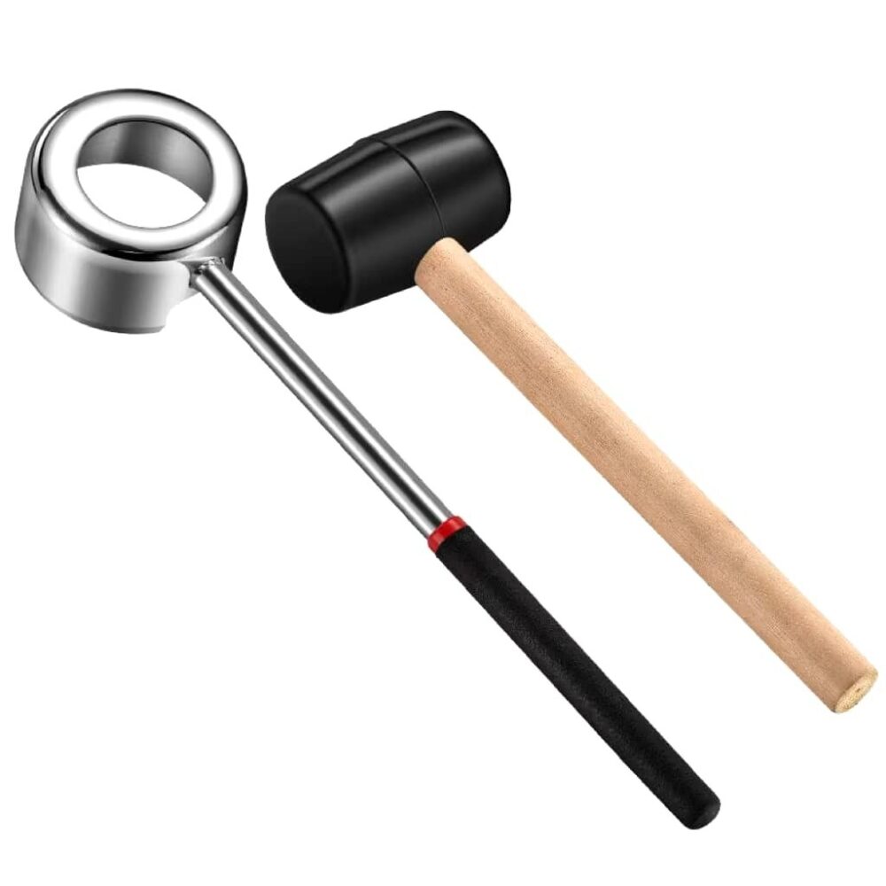 Coconuts Opening Tool Young & Mature With Hammer Coconuts Shell Opening Coconut Planing Knife Grater - Image 10