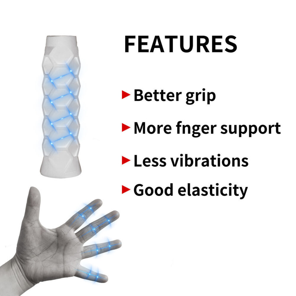 Pickleball silicone hand tape anti slip sweat resistant silicone grip protective cover Tennis badminton racket hand glue - Image 6
