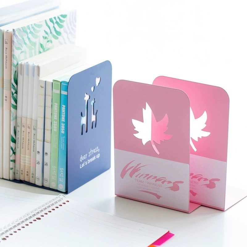 1pcs Book divider  Bookends Book Ends 7"  Office Stationery Equipment Book End Stand
