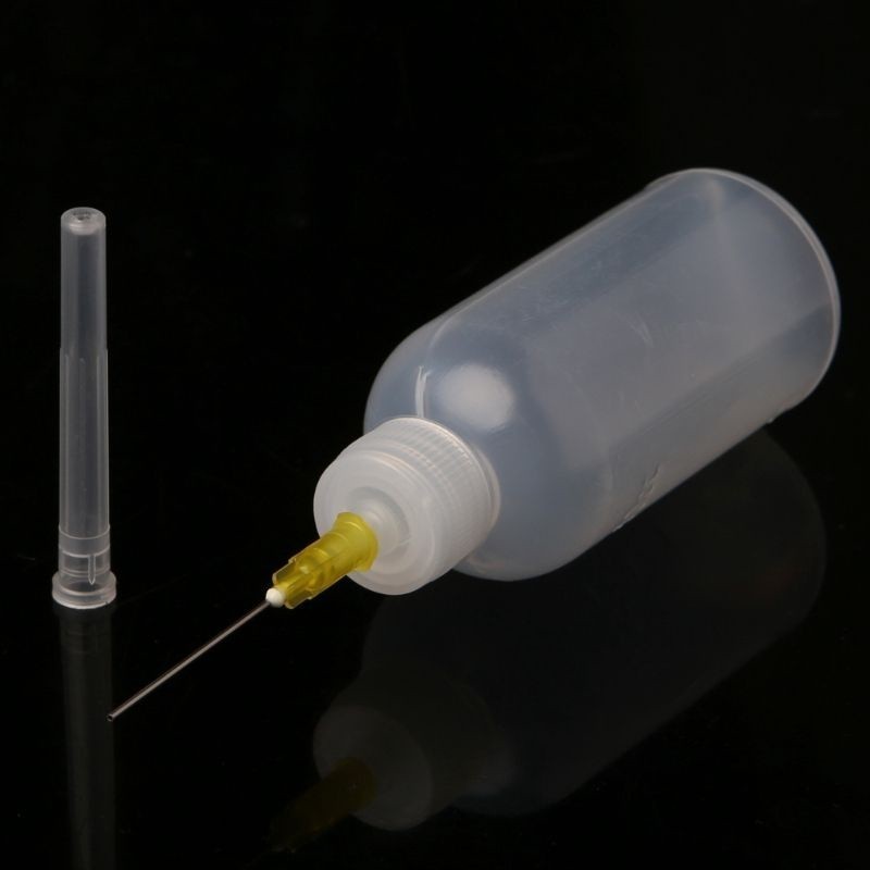 Compatible For Liquid Fulux Dispenser Bottle With Needle Squeeze Bottle 50ml ( Ready Stock)