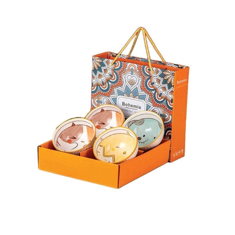 Traditional Japanese Style Rice Bowl Porcelain Bowl Ceramic Mangkuk Set Ceramik Soup Bowl Tableware Christmas Gift - Image 12