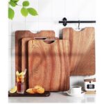 Chopping Board Papan Pemotong Black Ebony Cutting Board Block Solid Wood Home Mouldproof Blade Cutting Breadboard