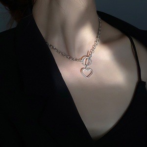 Simple temperament circle collarbone chain new ins cold wind fashion necklace neck jewelry accessories female