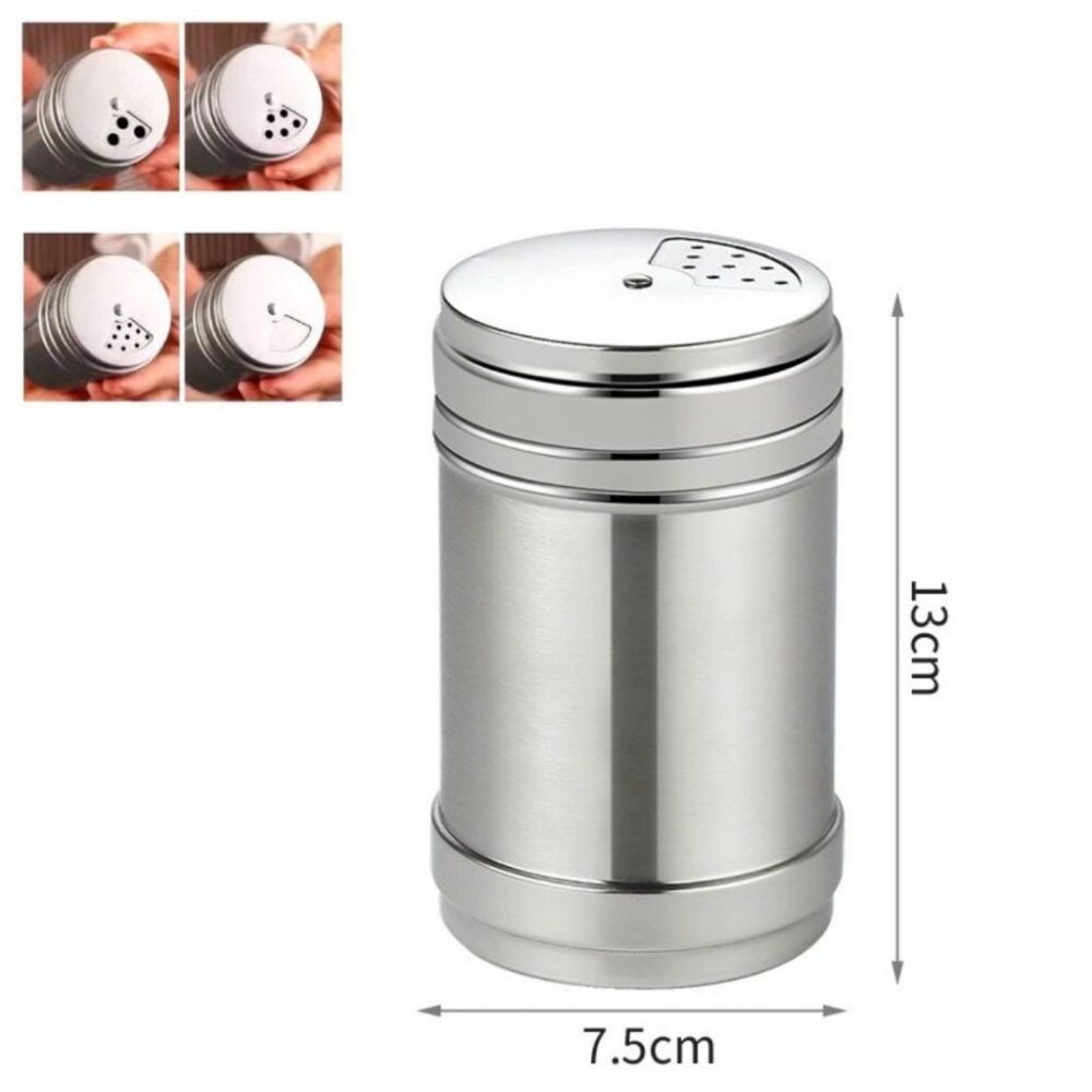 Stainless Steel Seasoning Bottle condiment bottle, salt bottle, sugar bottle, pepper & spice bottle - Image 10