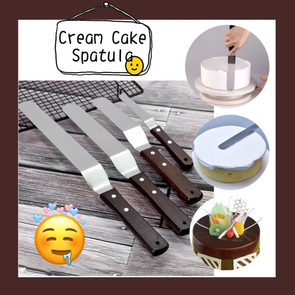M1104 stainless steel spatula Cake cream spatula DIY baking tools Stainless steel cake spatula