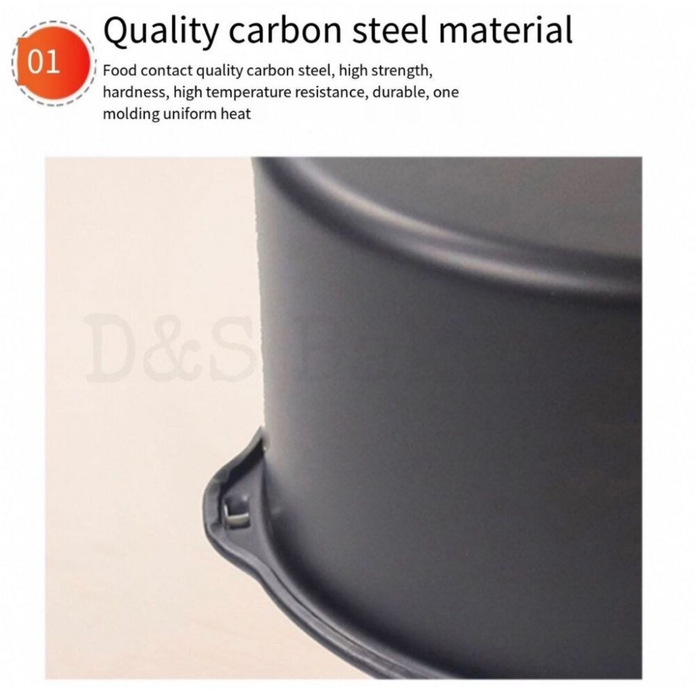 6/7/8 inches Non-Stick Air Fryer Mould Cake Mold Baking Tray Pan Round Roasting Basket Acuan Dulang Loyang Bakul - Image 3