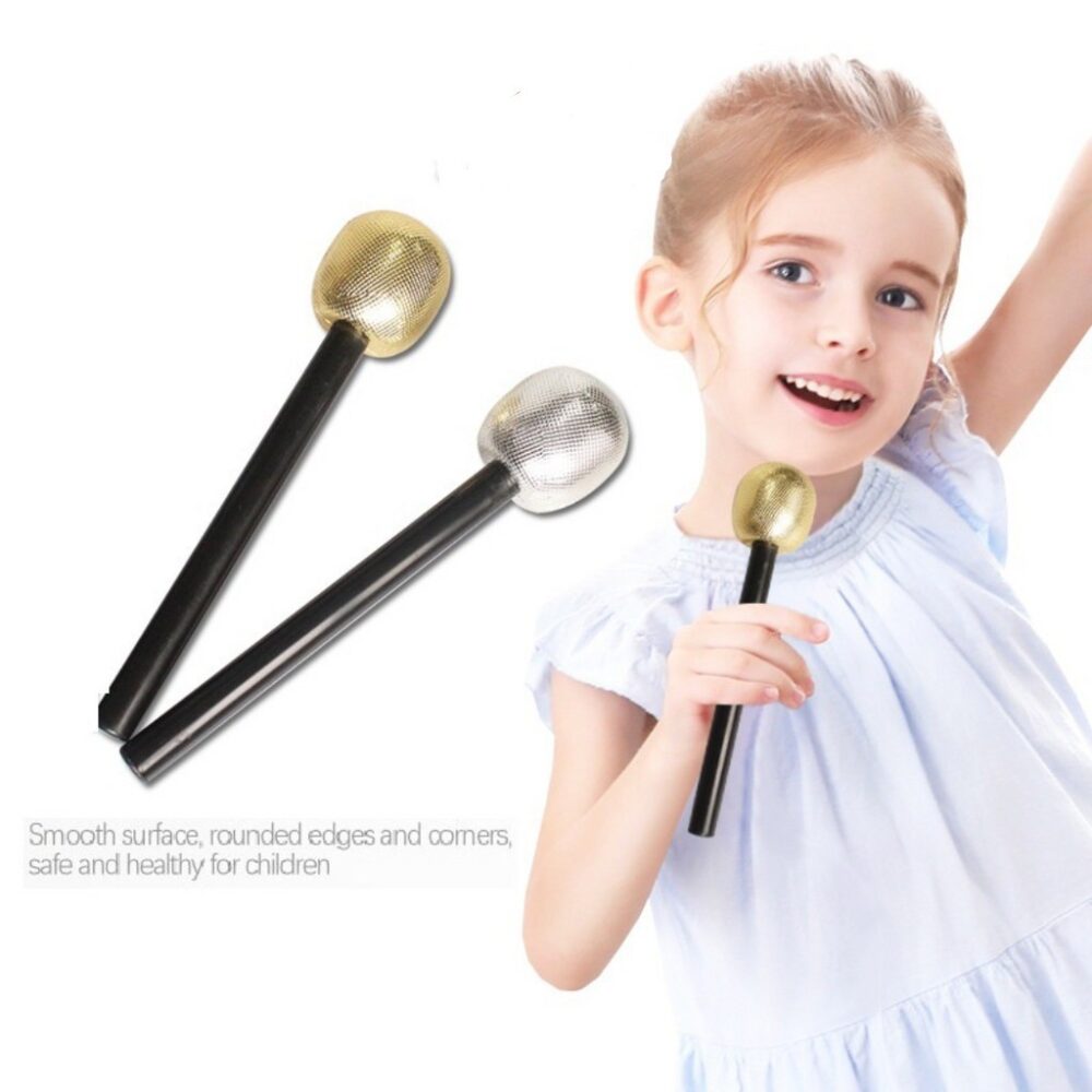 Halloween Decoration Microphone Singing Props Fake Microphone Dance Bar Party Performance Promotion