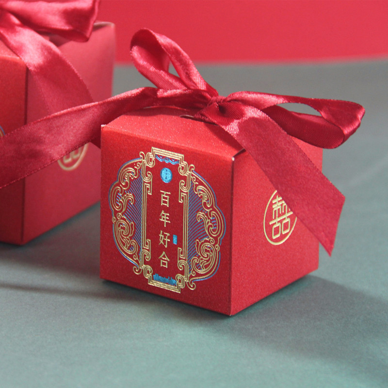 [Ready Stock] //   Bling Bling Wedding Banquet Gift/Wedding Souvenir/Candy Box