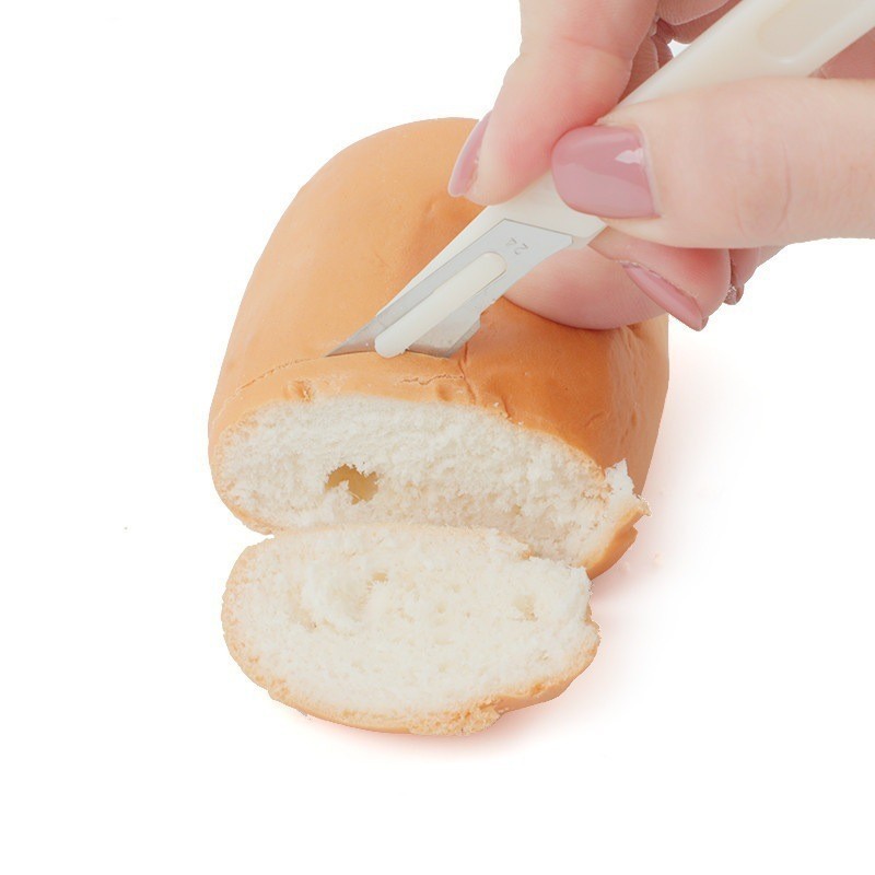 European Bread Arc Curved Knife Western-Style Baguette Cutting Cutter Bread Lame Dough Scraper Knife Slashing Tool Scori