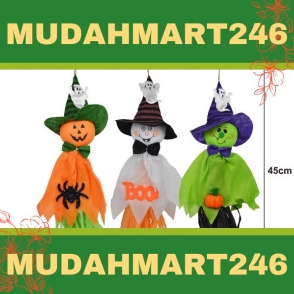 Scarecrow Horror Ghost Pendant Halloween Party Bar Decor Halloween Decoration Supplies Hanging Ornam