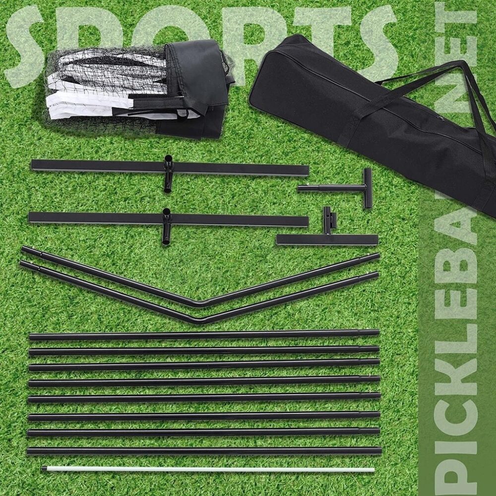 Pickleball Nets Portable Outdoor, 22 FT Pickleball Net USAPA Regulation Size, Pickle Ball Game Net System - Image 4