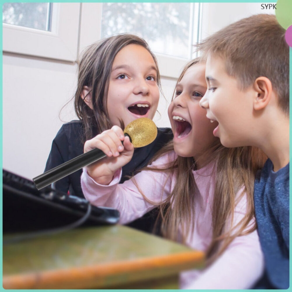 Halloween Decoration Microphone Singing Props Fake Microphone Dance Bar Party Performance Promotion - Image 6