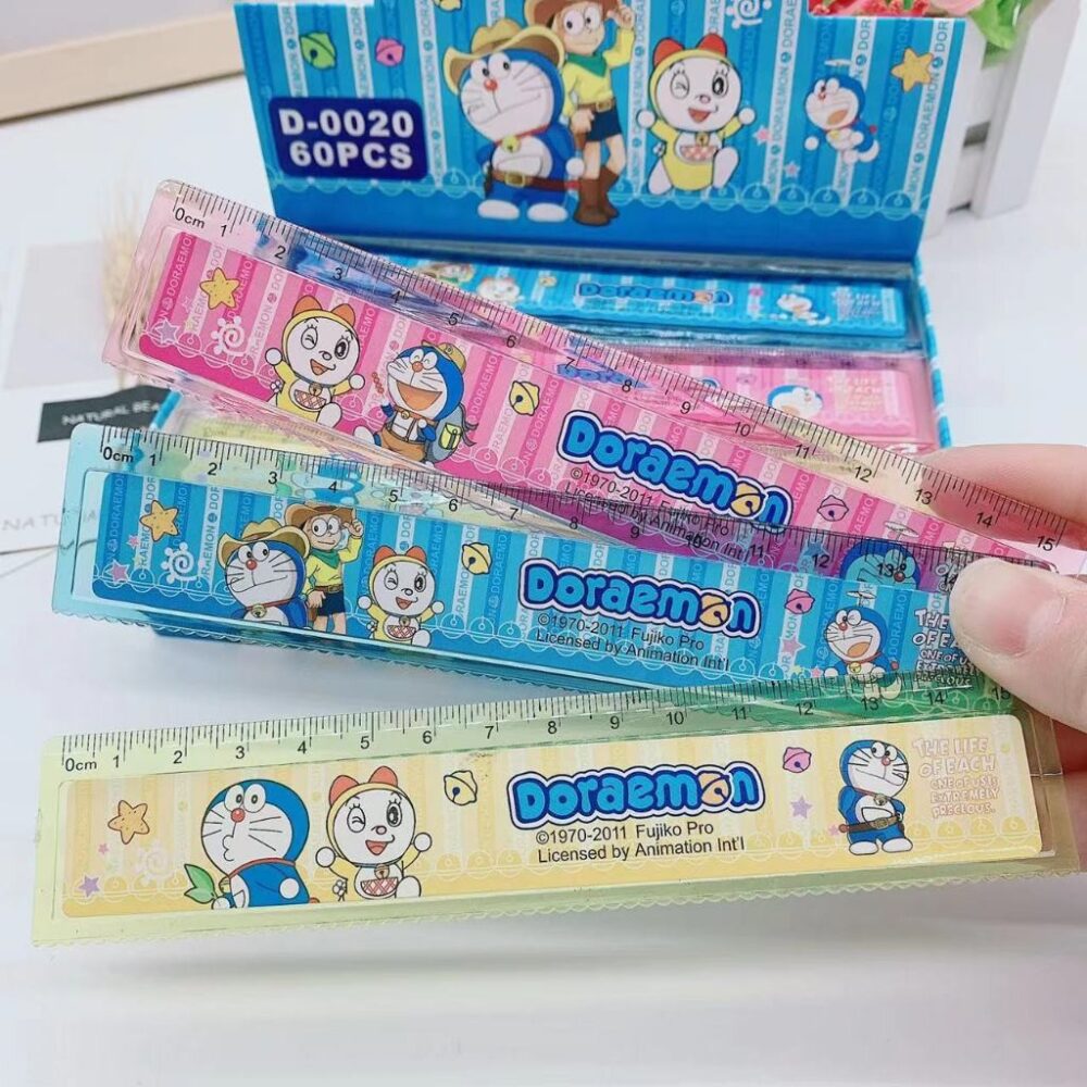 Cartoon Plastic Straight Ruler 15cm 15cm Pembaris Kartoon 15cm - Image 11