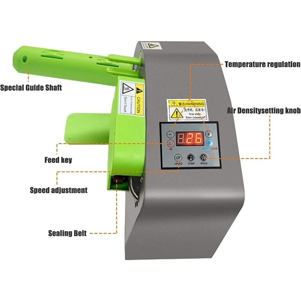Mesin Air Bubble Plastic Cushion Machine Pump Angin Bag Plastik Beg Wrap Packaging Sealing Fragile Parcel - Image 2