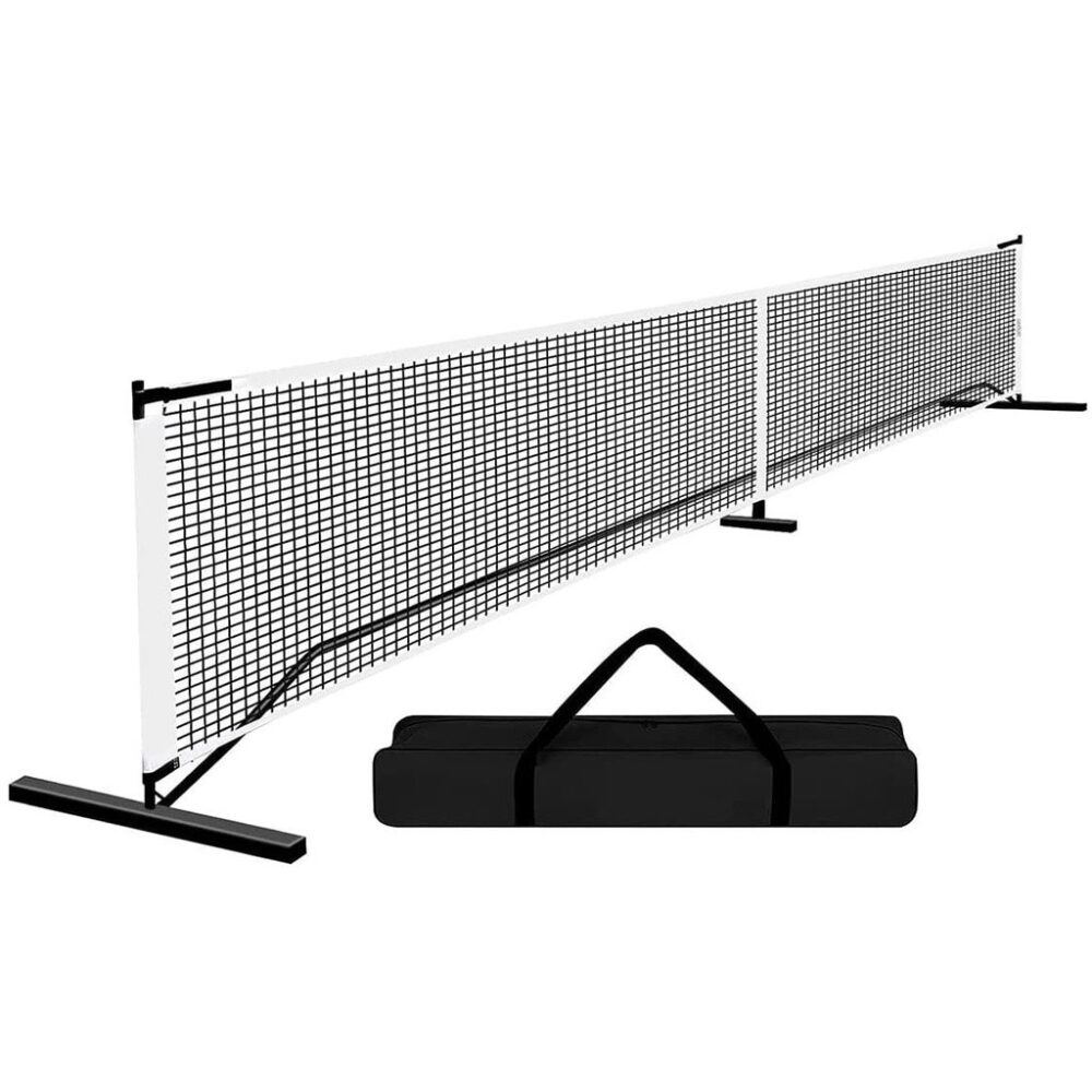 Pickleball Nets Portable Outdoor, 22 FT Pickleball Net USAPA Regulation Size, Pickle Ball Game Net System
