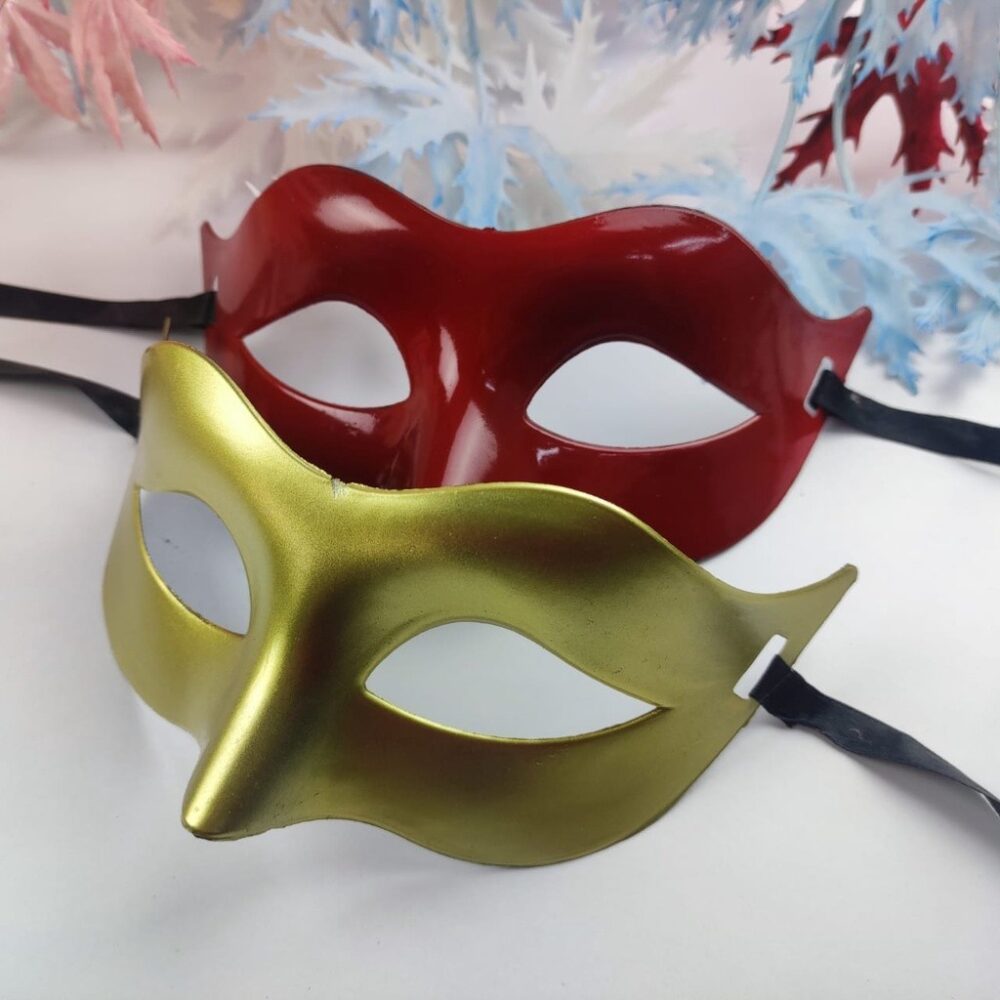 Colourful Masquerade Half Mask | Carnival Prom Theme Party Mask | Venetian Masquerade Party Mask Half Face | Party Suppl - Image 2