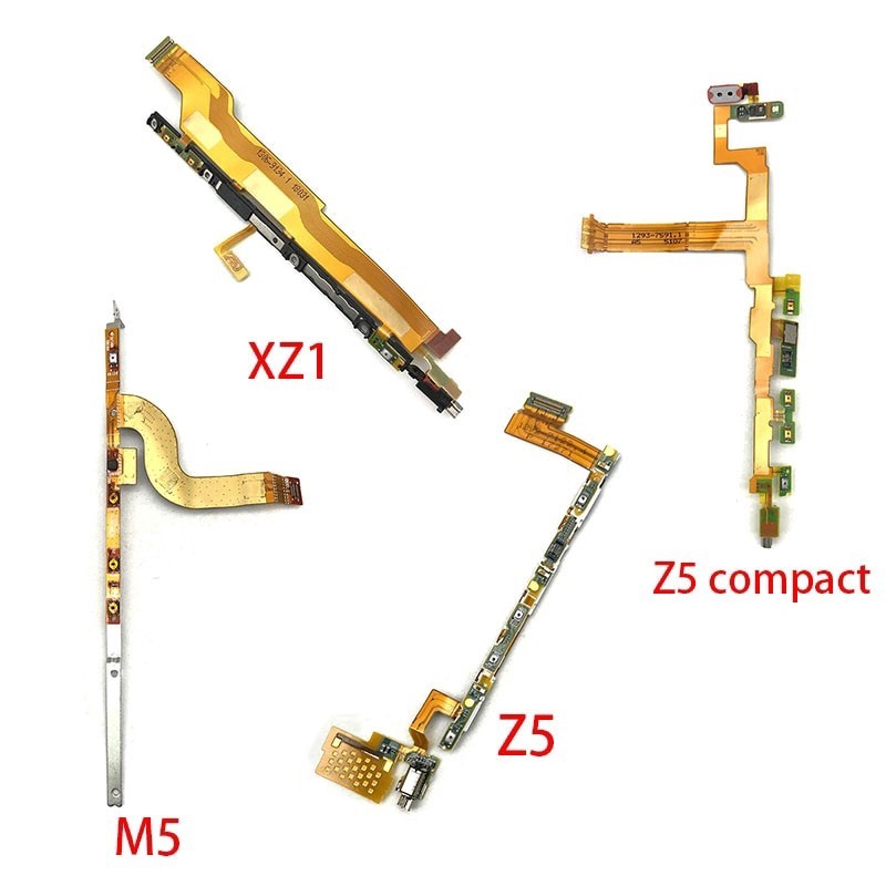 Power Switch On/Off Button Volume control Key Button Flex Cable For Sony Xperia XZ1 Compact M5