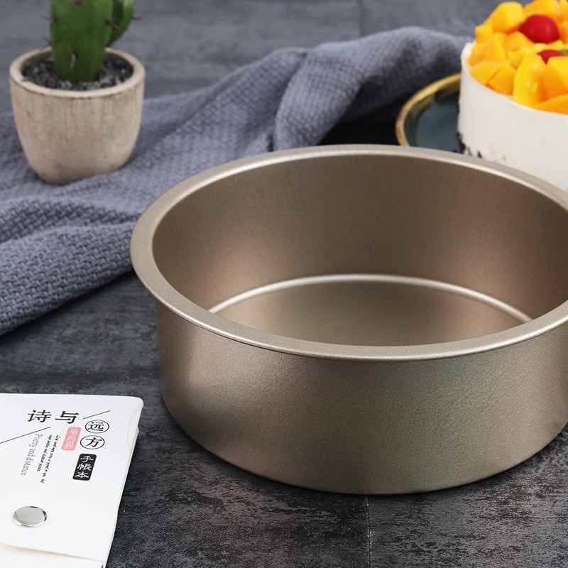 W4B8 2inch/6inch/8inch removable Cake Mould / Chiffon Cake Baking Pan Pudding Mold Set with