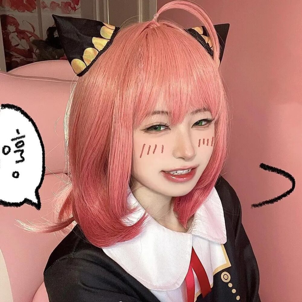 Anime SPYÃÂÃÂÃÂÃÂÃÂÃÂÃÂÃÂFAMILY Cosplay Costumes Dress Anya Forger Women & Girl's Dress and Headwear Halloween Cosplay Clothes Party - Image 3