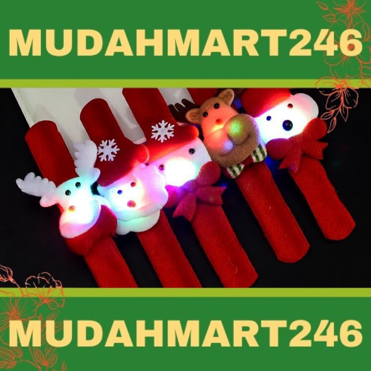1pcs Christmas decorations Adults and children dress up Christmas light head buckle Light