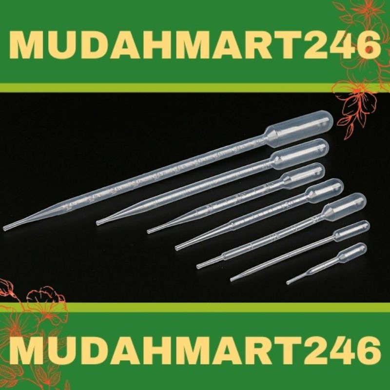 0.1/0.51/2/3/5/10mL 100pcs Pipette Disposable Plastic Droppers Transfer Pipettes, Plastic dropper
