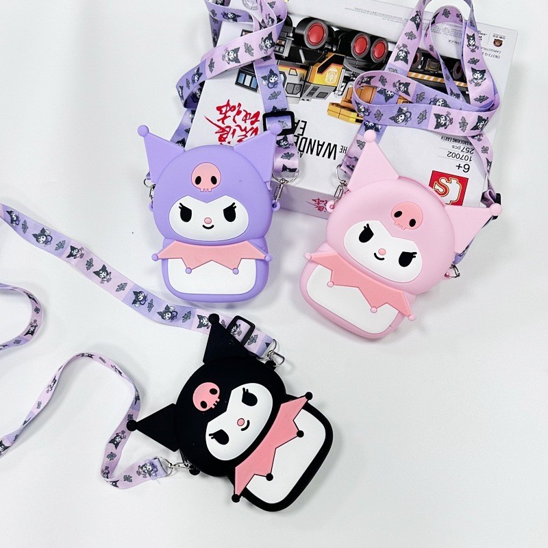 Rubber Small Bag/Crossbody Kids Cartoon Bag/Silicon Shoulder Bag