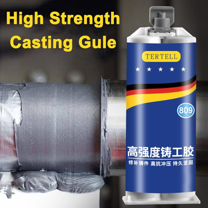 50/100g Metal Glue High Strength Heat Resistance Welding Filler Repair Glue Metal Welding Glue Casting Glue