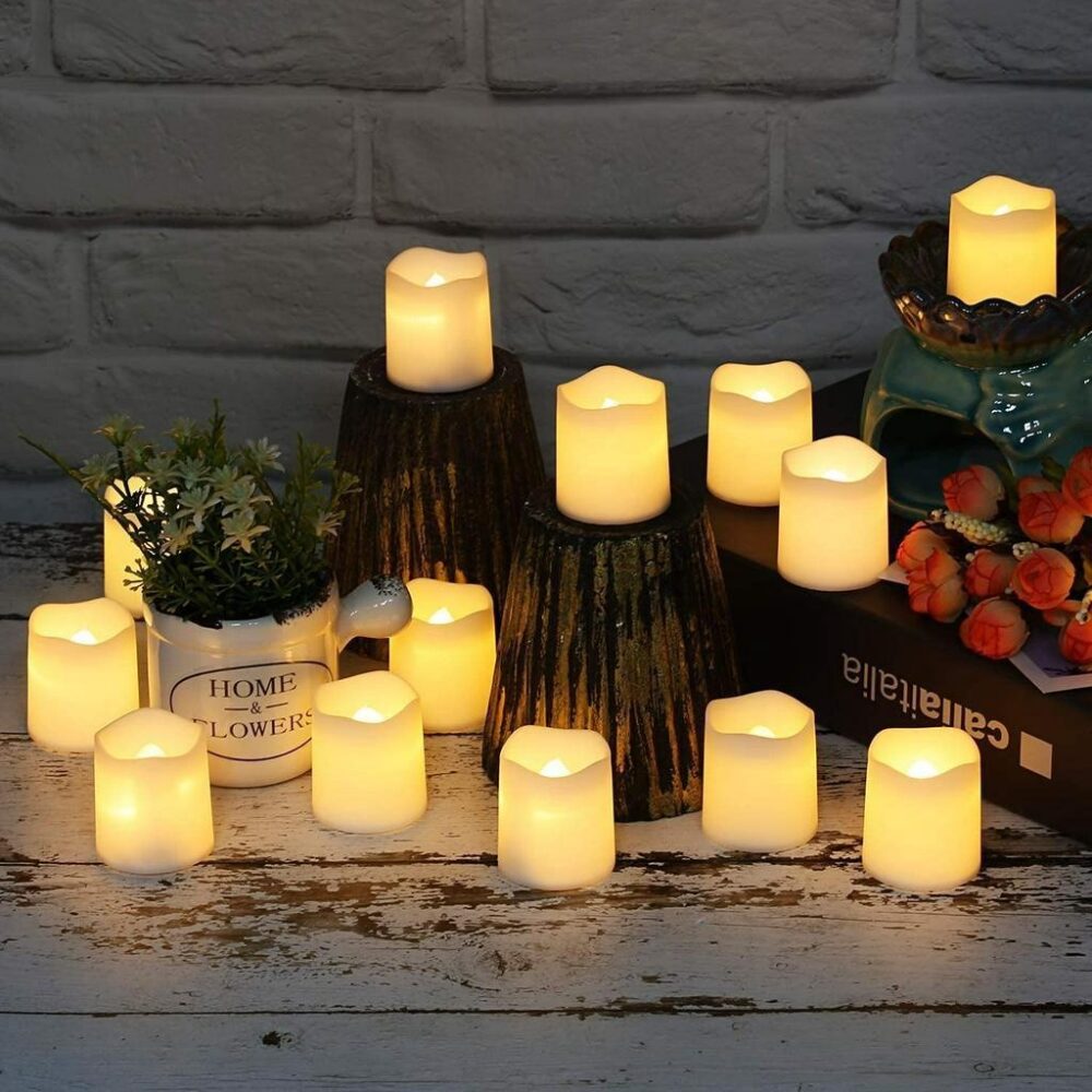 1pcs LED Candle Flameless Creative Wishing Tea Light Warm White Electronic Candle for Wedding Christmas Decoration - Image 9