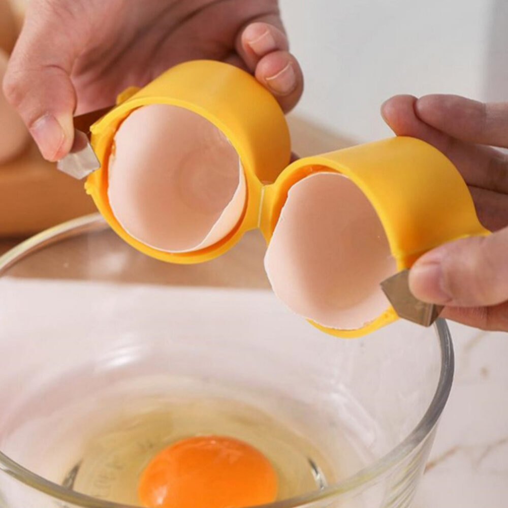 Egg Opener Topper Cutter Practical Egg Cracker Tool Easy Egg Opener Tool for Chicken Goose Eggs Handy Eggshell Breaker - Image 2