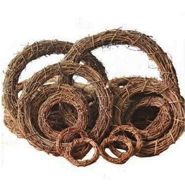 DIY Craft Natural Woven Rattan Hoop Wreath hanging dÃÂÃÂÃÂÃÂÃÂÃÂÃÂÃÂ©cor