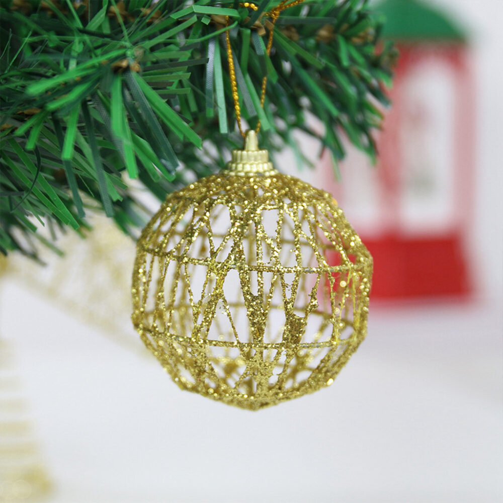 1pcs Christmas Ball Baubles Ornament for Xmas Tree Decor Shatterproof Decorative Hanging Baubles for Holiday Party - Image 5