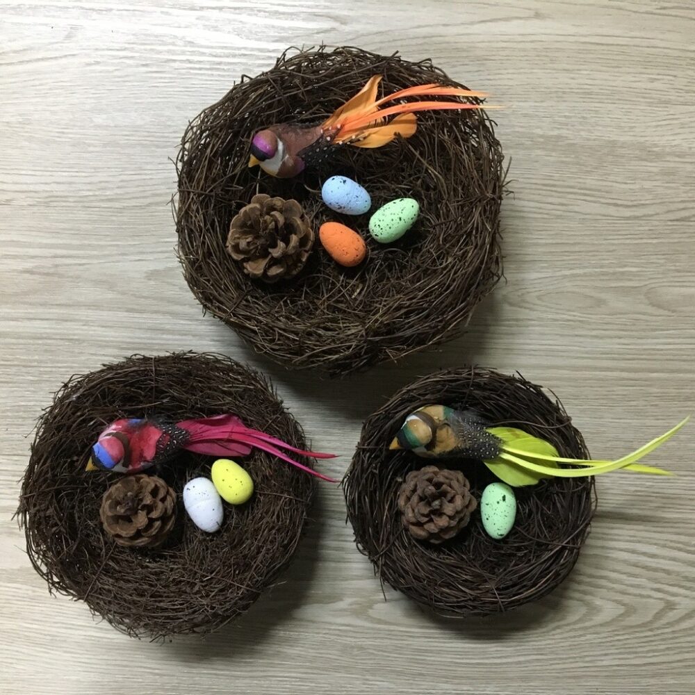 Artificial Bird Nest for garden & home decor - Image 2