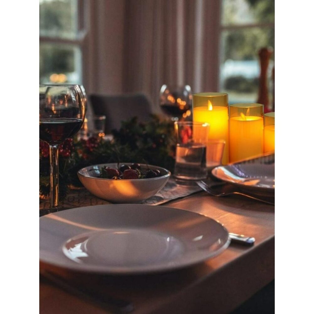 1pcs LED Candle Flameless Creative Wishing Tea Light Warm White Electronic Candle for Wedding Christmas Decoration - Image 6