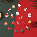 Mini Christmas Ornaments Set for Mini Christmas Tree Decorations Small Tree Resin Miniature Ornaments for Christma