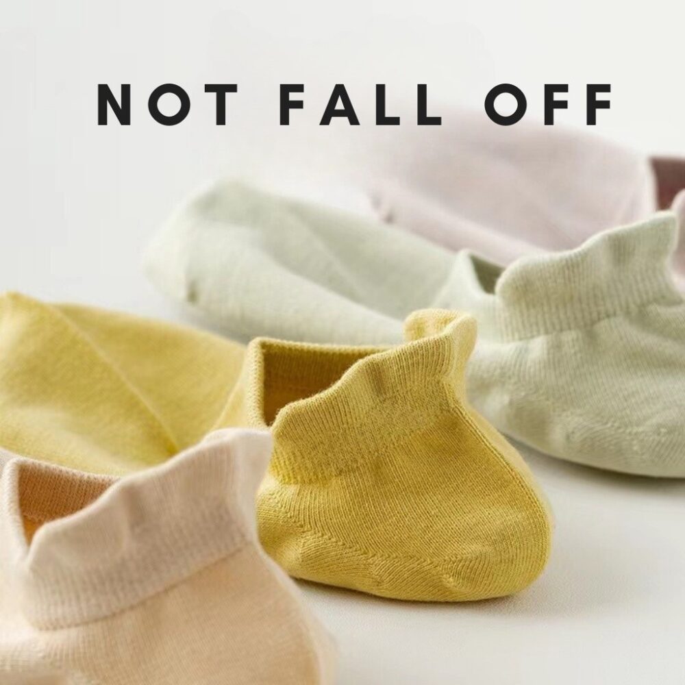 Japanese Solid Color Invisible No Show Socks Cotton Women Ladies Black White Low Cut Socks Non-Slip - Image 5