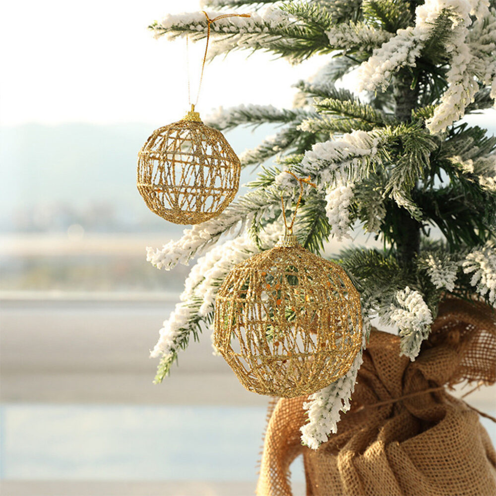 1pcs Christmas Ball Baubles Ornament for Xmas Tree Decor Shatterproof Decorative Hanging Baubles for Holiday Party - Image 6