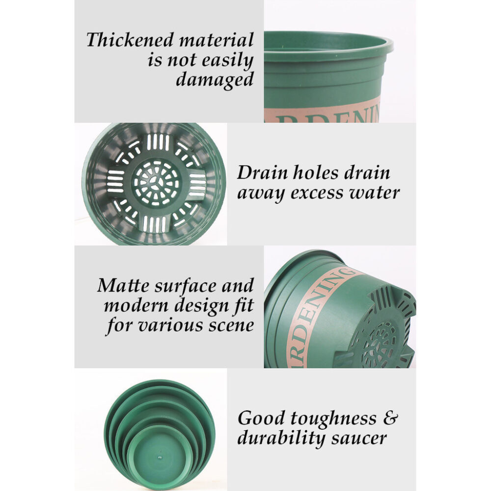 Gardening Plastic Flowerpot Orchid Flower Pot Pasu Bunga Plastik - Image 5