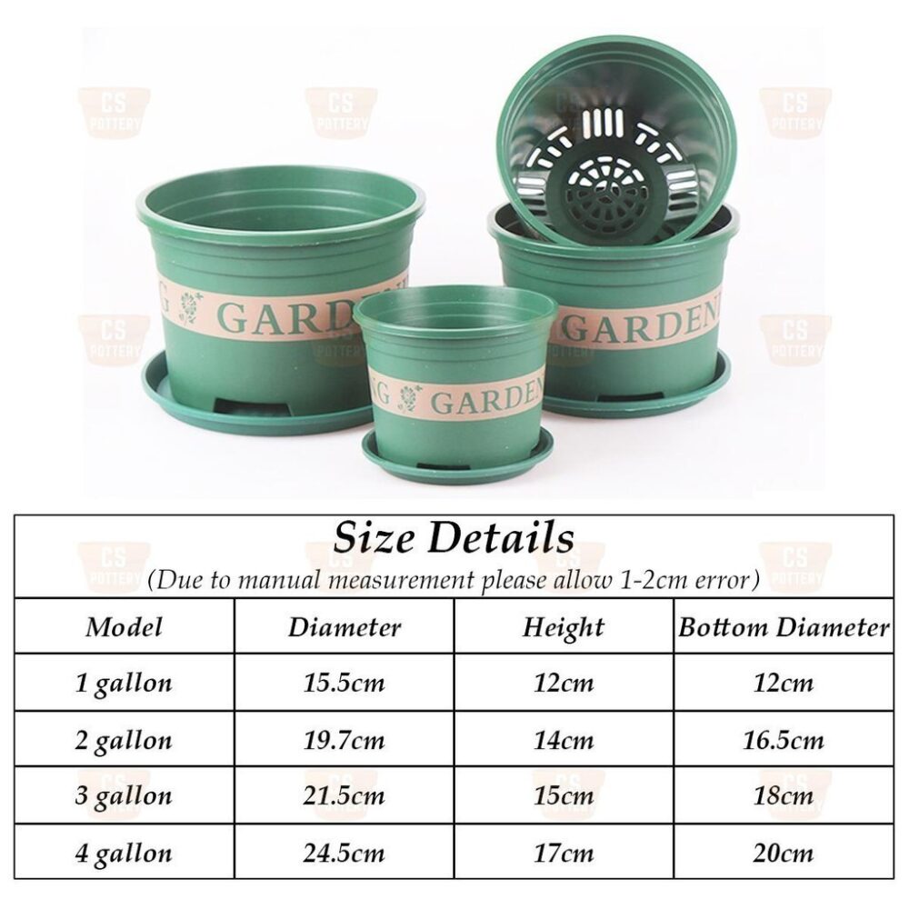 Gardening Plastic Flowerpot Orchid Flower Pot Pasu Bunga Plastik - Image 6