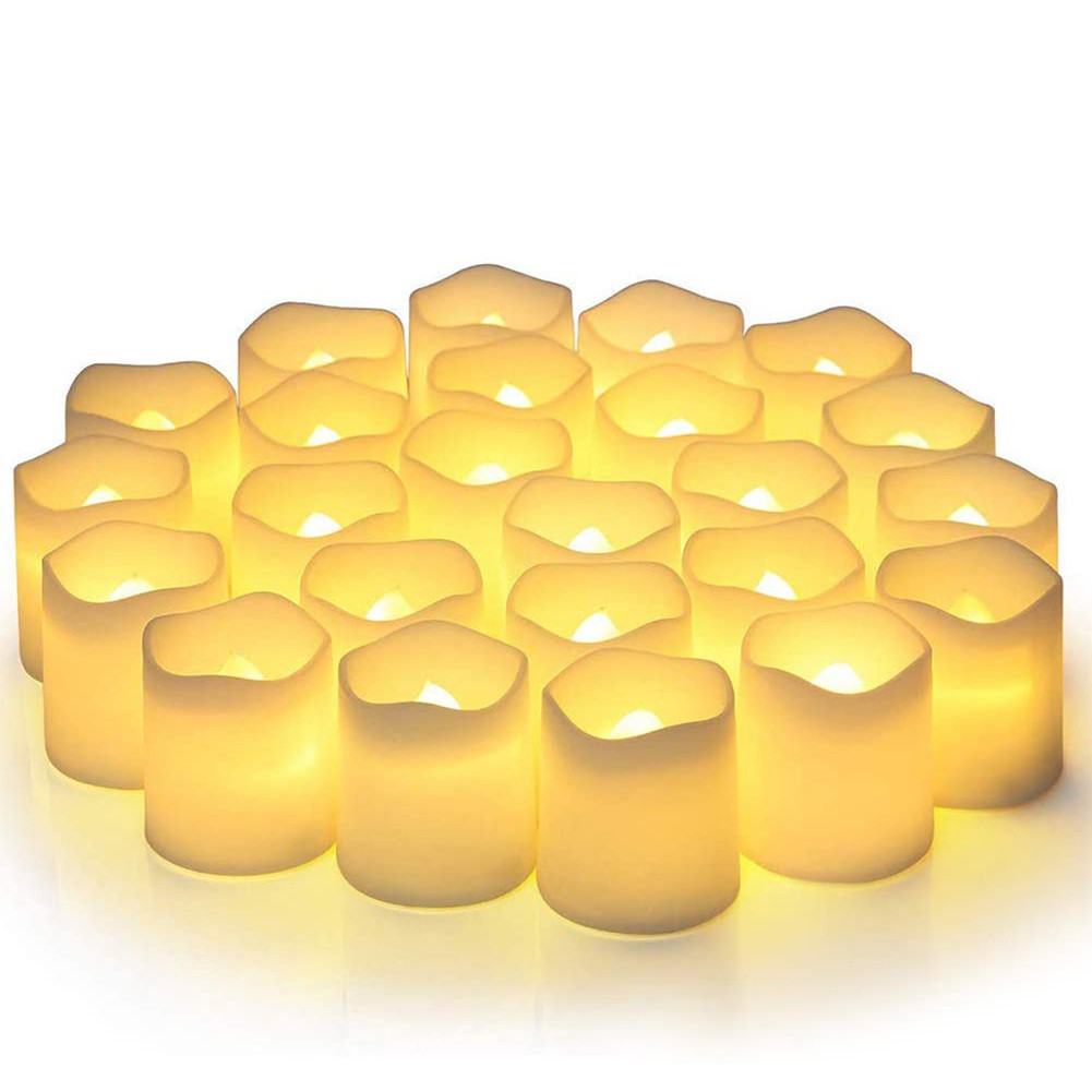 1pcs LED Candle Flameless Creative Wishing Tea Light Warm White Electronic Candle for Wedding Christmas Decoration