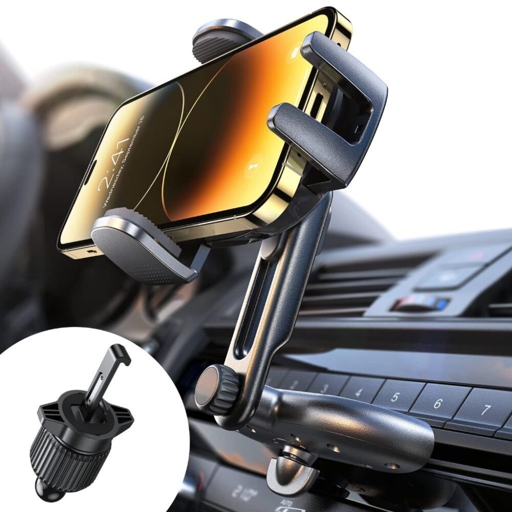 Car holder New Gravity Car Phone Holder Air Vent Clip Mount Mobile Stand Car Navigation Phone Stand Mount 360-Degree - Image 4