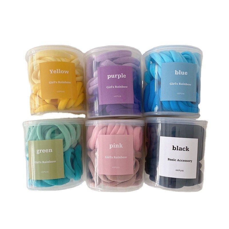 rubber band Korean hair band hair ring basic wild strong pull continuous