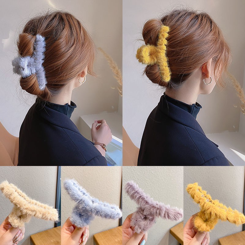 Lovely Korean style ruffled hair hairpin for women