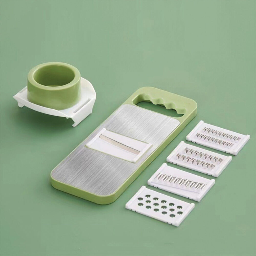 5in1 Stainless Steel Multifunction Slicer Vegetable Grater Cutter Potato Peeler Garlic Kitchen Tool Chopper - Image 7