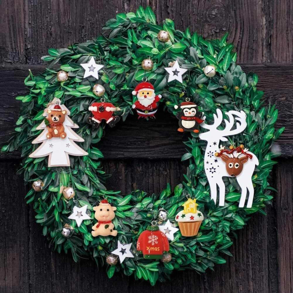 Mini Christmas Ornaments Set for Mini Christmas Tree Decorations Small Tree Resin Miniature Ornaments for Christma - Image 8