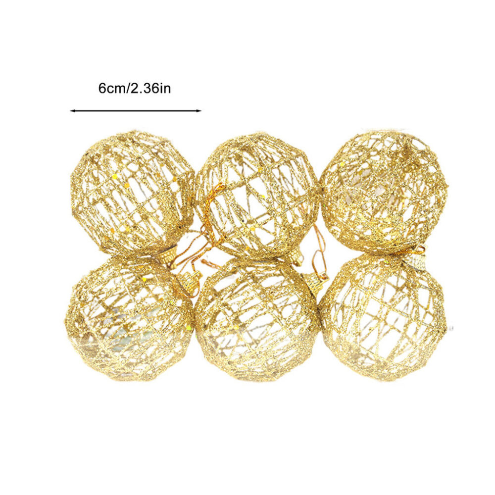 1pcs Christmas Ball Baubles Ornament for Xmas Tree Decor Shatterproof Decorative Hanging Baubles for Holiday Party - Image 3