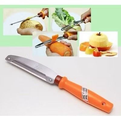 BARBARIAN HEAD PEELER / Pengupas Parut Sagat Buah / Fruit Knife / Peeling Knife / Pisau Buah