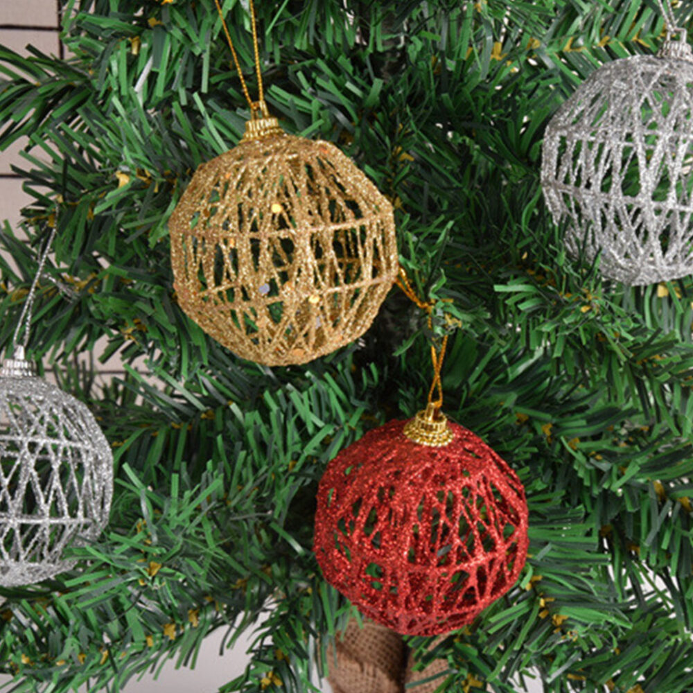 1pcs Christmas Ball Baubles Ornament for Xmas Tree Decor Shatterproof Decorative Hanging Baubles for Holiday Party - Image 8