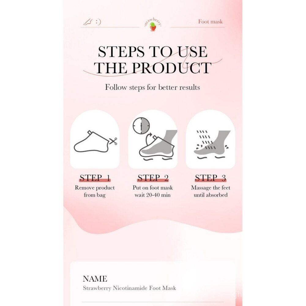 Full English Fruit Hand Mask Foot Mask SADOER Avocado Strawberry Moisturizing Live Hand - Image 9
